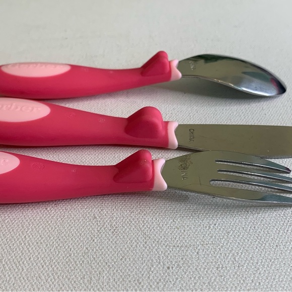 Gerber Lil Trainer 3-Piece Toddler Youth Stainless Flatware Fork Knife Spoon Set - Picture 8 of 9